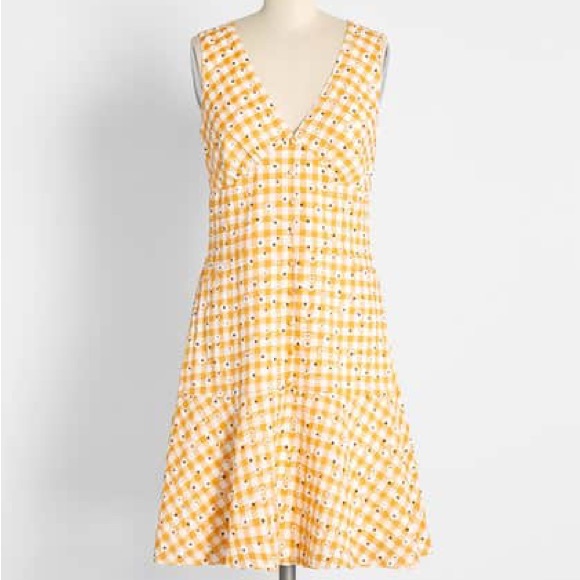Modcloth gingham dress - size 4/6 - Picture 1 of 6